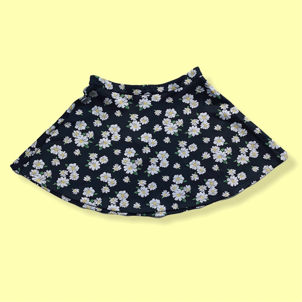 Forever 21 Floral Print A-Line Skirt